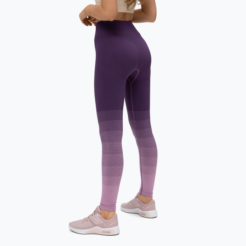 Jambiere pentru femei Gym Glamour violet ombre violet 282 3