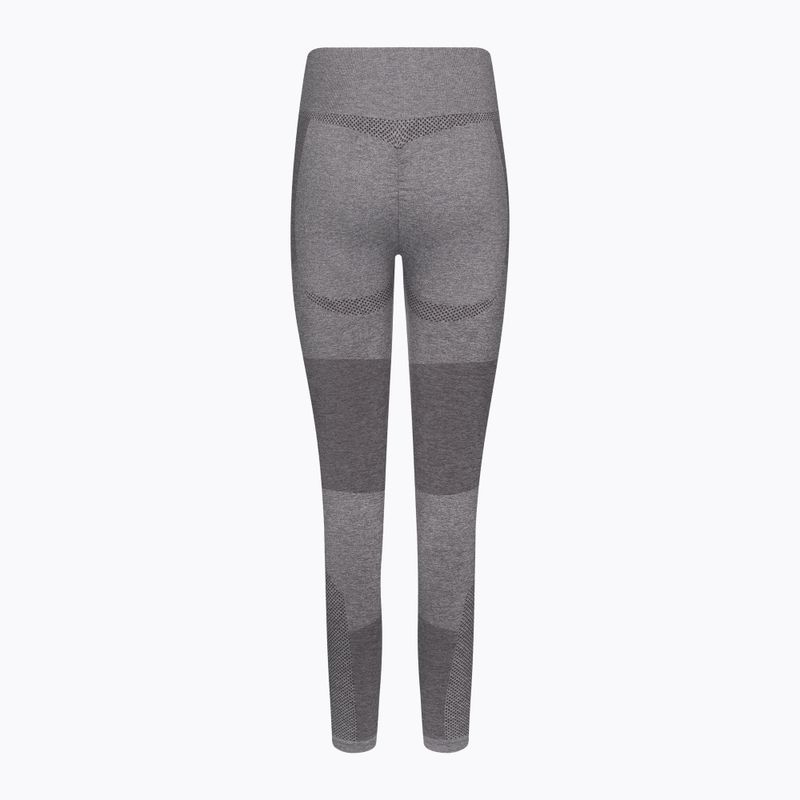 Colanți de antrenament pentru femei Gym Glamour Light Grey Fusion 331 7