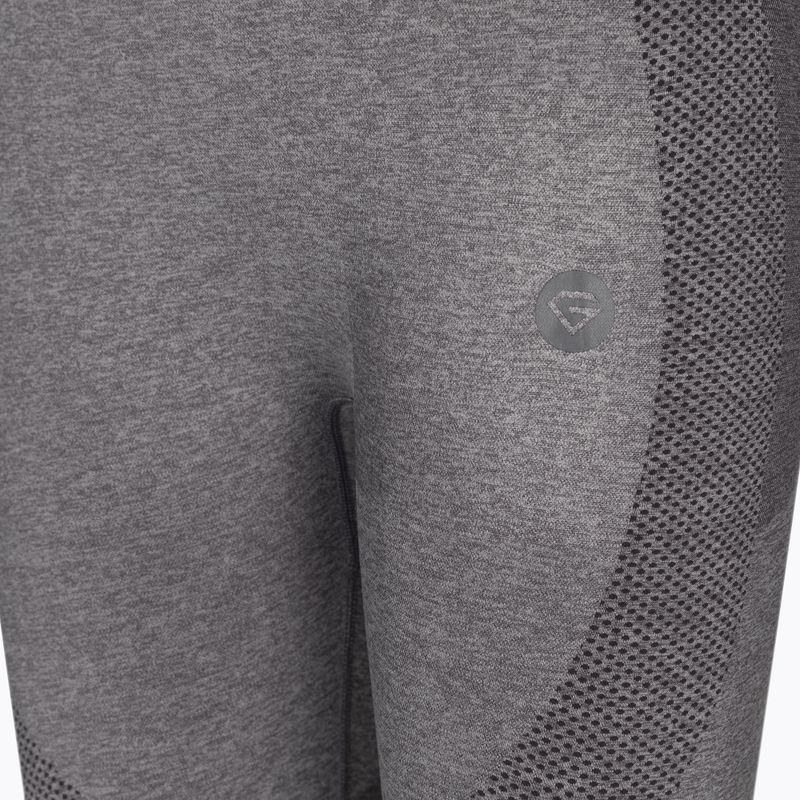 Colanți de antrenament pentru femei Gym Glamour Light Grey Fusion 331 8