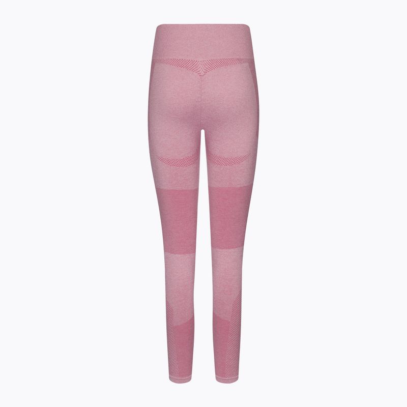 Colanți de antrenament pentru femei Gym Glamour Pink Fusion 332 7
