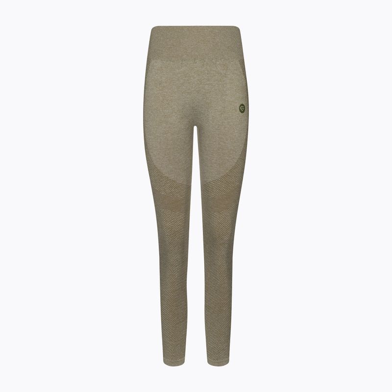 Colanți de antrenament pentru femei Gym Glamour Khaki Fusion 333 6