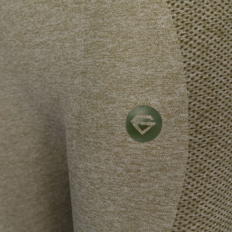 Colanți de antrenament pentru femei Gym Glamour Khaki Fusion 333 8