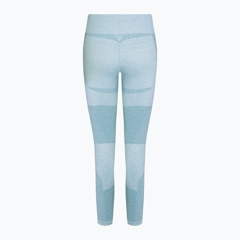 Colanți de antrenament pentru femei Gym Glamour Blue Fusion 336 7