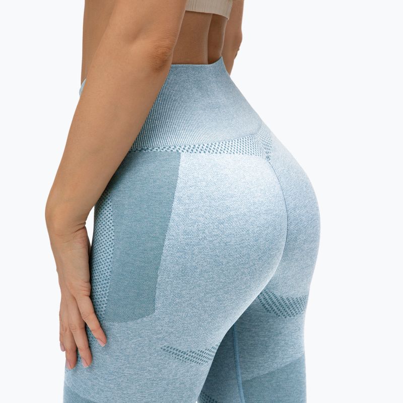 Colanți de antrenament pentru femei Gym Glamour Blue Fusion 336 5