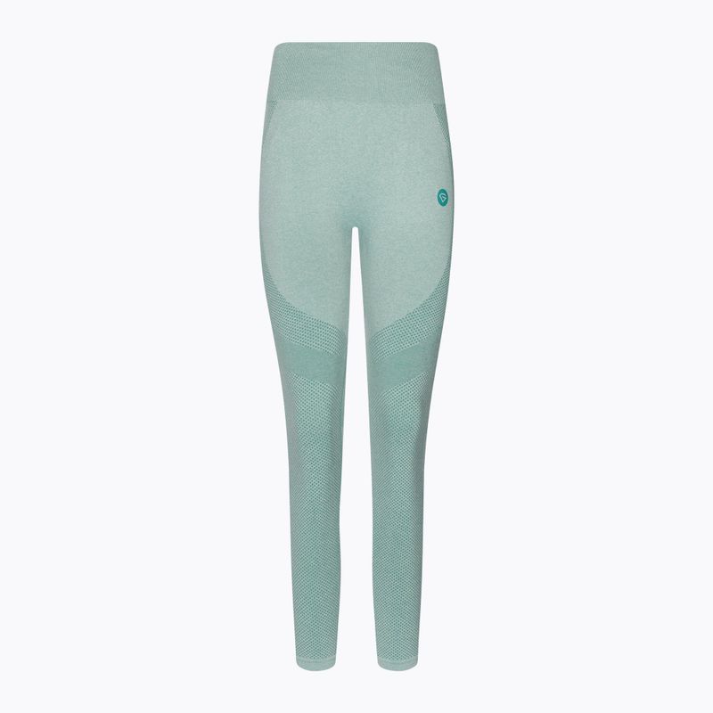 Colanți de antrenament pentru femei Gym Glamour Green Fusion 337 6