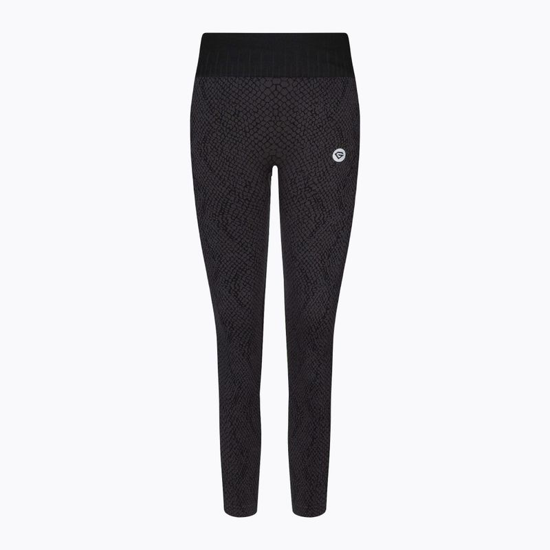 Jambiere pentru femei Gym Glamour snake gri 365 6