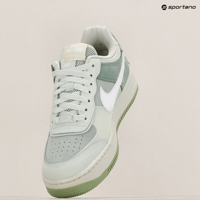 Încălțăminte pentru femei Nike Air Force 1 Shadow spruce aura/pistachio frost/silver pine/white 9