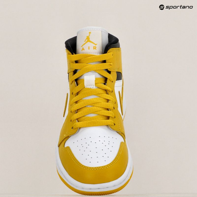 Încălțăminte damă Air Jordan 1 Mid white/black/vivid sulfur 9