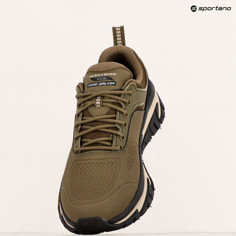 Încălțăminte pentru bărbați SKECHERS Arch Fit Road Walker Recon olive/black 9