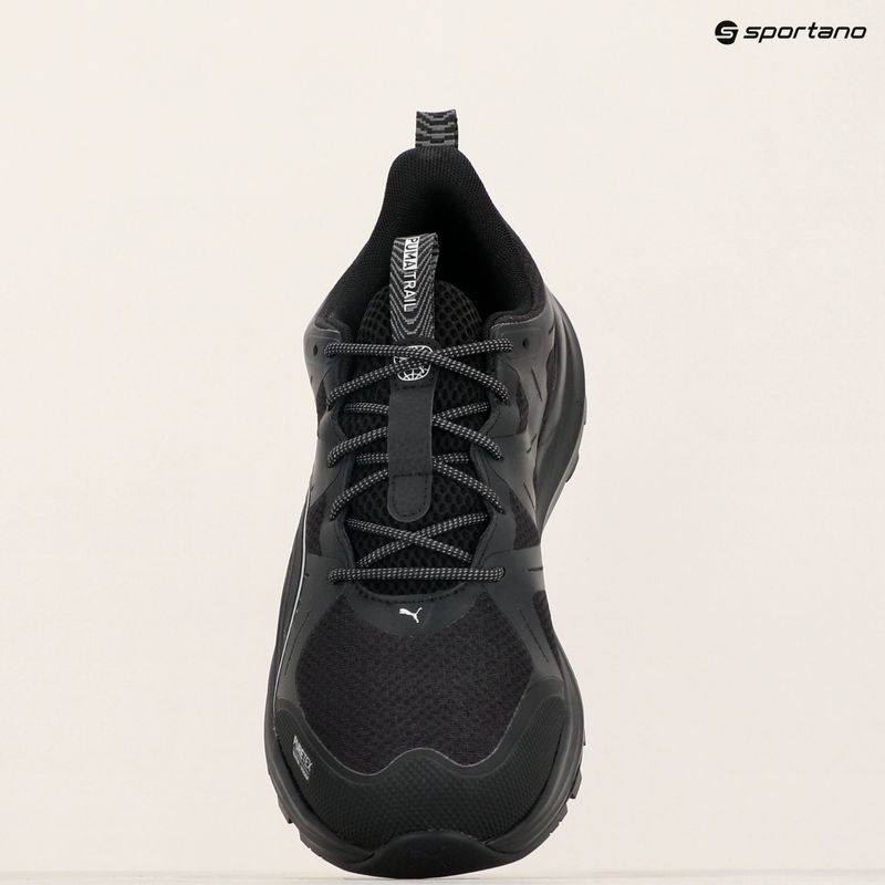 Încălțăminte de alergare pentru bărbați PUMA Reflect Lite Trail Puretex puma black/puma silver 9