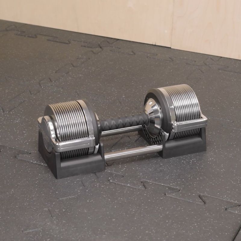 Halteră ajustabilă TREXO TRX-AD32C 3-32 kg argintiu 17