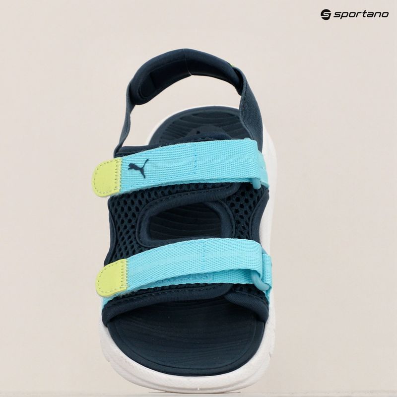 Sandale pentru copii  PUMA Evolve PS dark night/hero blue/lily pad 9