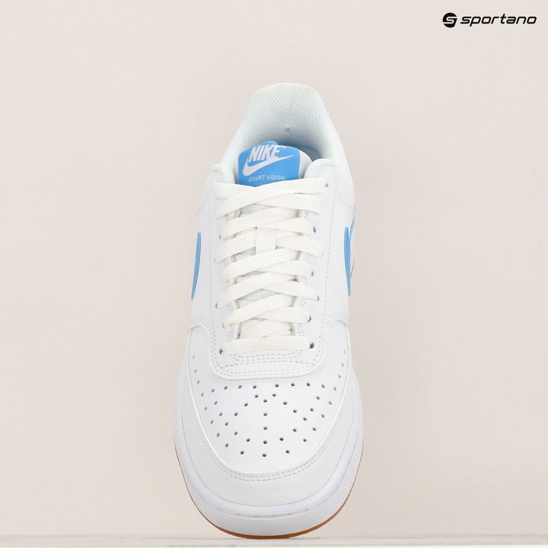 Încălțăminte pentru bărbați Nike Court Vision Low white/gum yellow/university blue 9