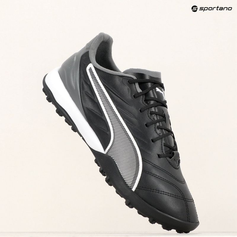 Încălțăminte de fotbal PUMA King Pro TT puma black/puma white/cool dark gray 18