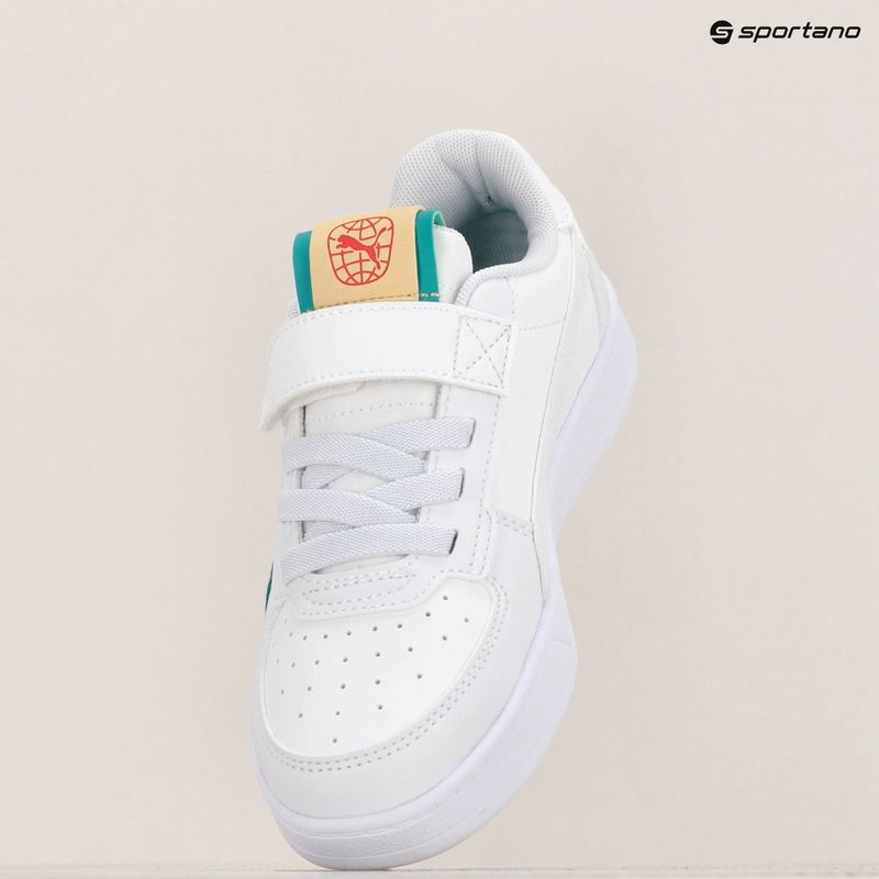 Încălțăminte pentru copii PUMA Caven 2.0 Ready, Set, Better AC+ PS puma white/cobalt glaze/sparkling green 11