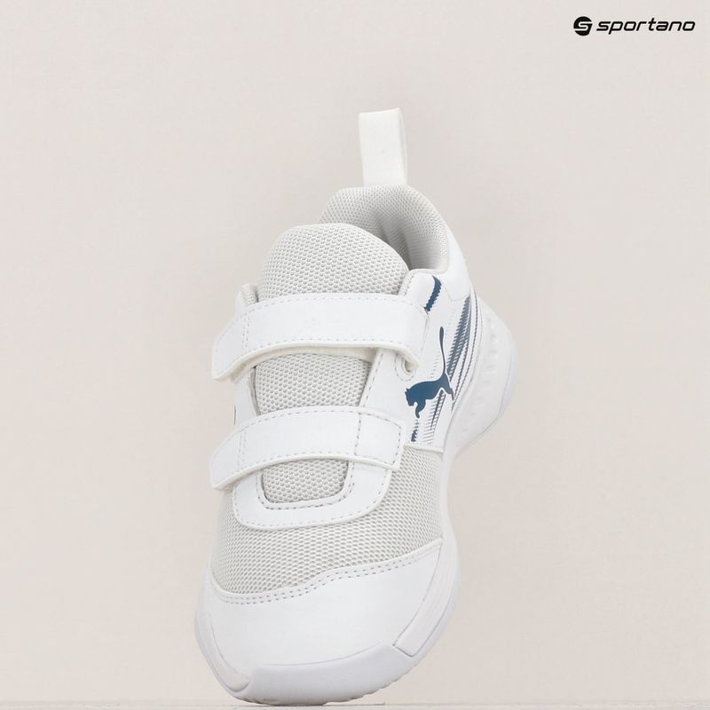 Încălțăminte de sporturi de interior pentru copii PUMA Varion II V Jr puma white/blue horizon 16