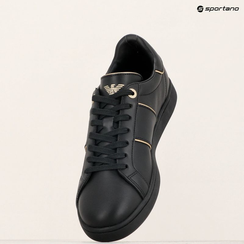 Încălțăminte EA7 Emporio Armani Classic Logo triple black/ gold 14