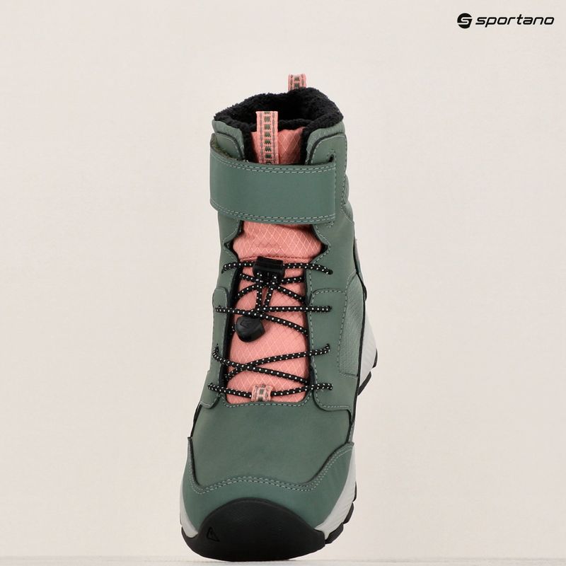 KEEN Skua Winter WP junior cizme de zăpadă dark forest/rose elegance 9