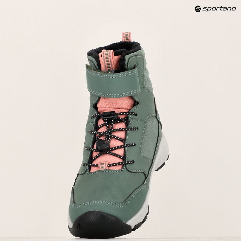 KEEN Skua Winter WP cizme de iarnă pentru copii dark forest/rose elegance 15