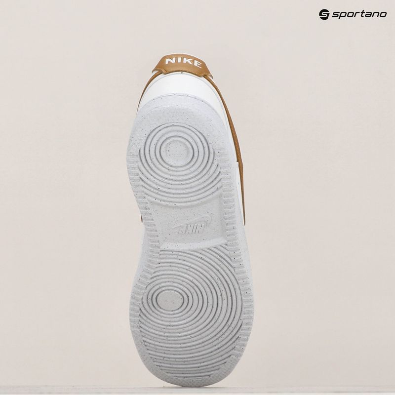 Încălțăminte pentru femei Nike Court Vision Low Next Nature white/metallic gold 9