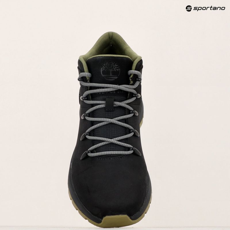 Încălțăminte pentru bărbați Timberland Sprint Trekker Mid Lace black nubuck/med green 9