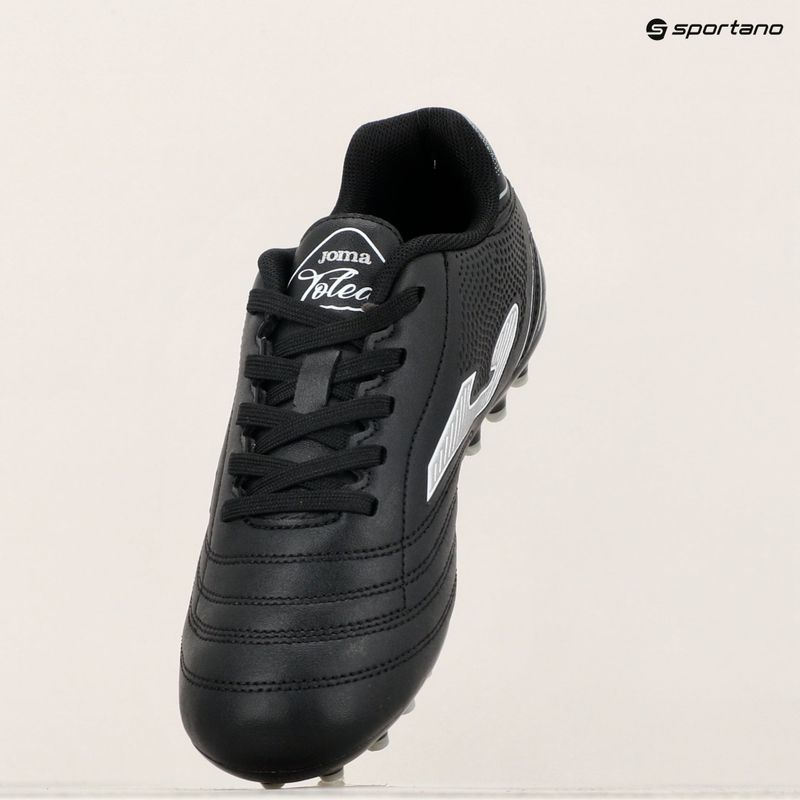 Încălțăminte de fotbal pentru copii Joma Toledo 2401 AG black/white 9