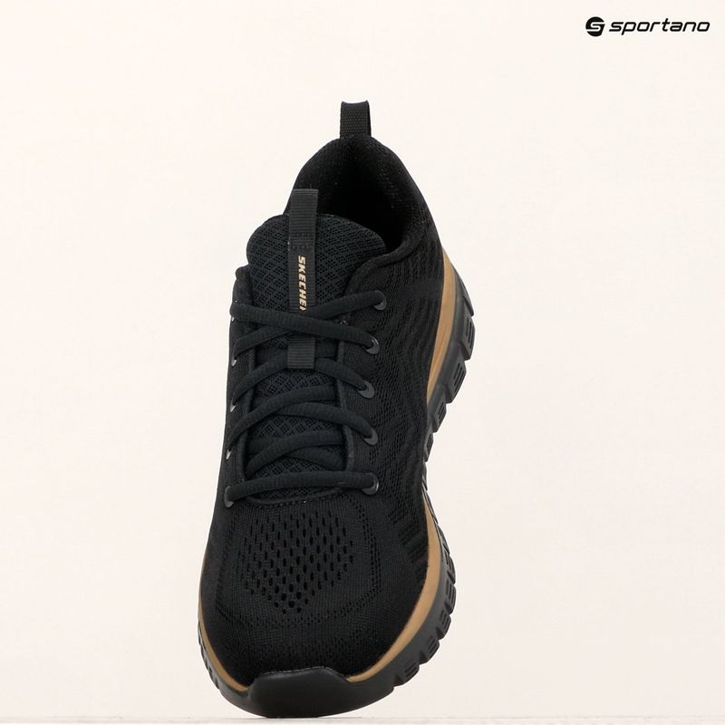 Încălțăminte pentru femei SKECHERS Graceful Get Connected black/rose gold 9