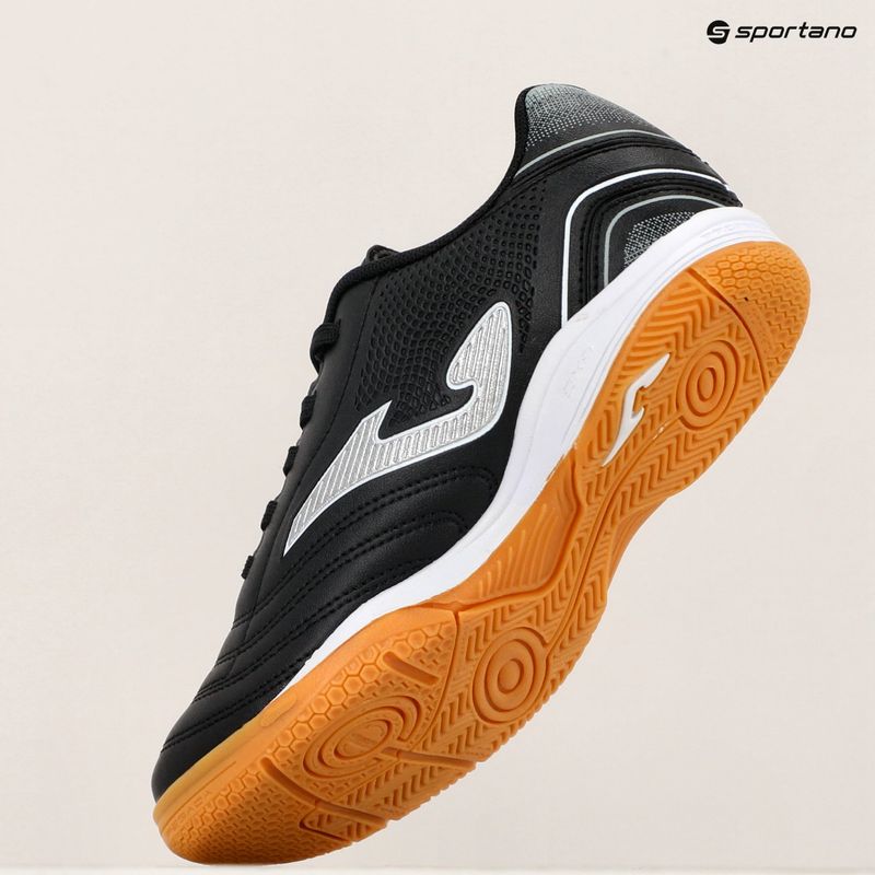 Încălțăminte de fotbal pentru copii Joma Toledo IN black/white 9