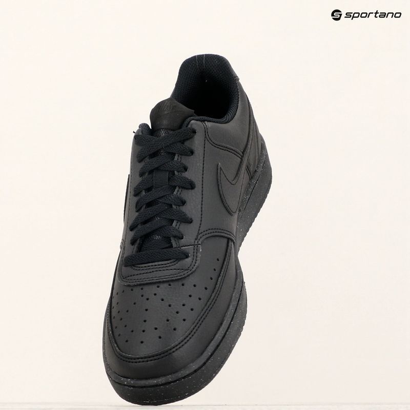 Încălțăminte pentru bărbați Nike Court Vision Low Next Nature black / black / black 9