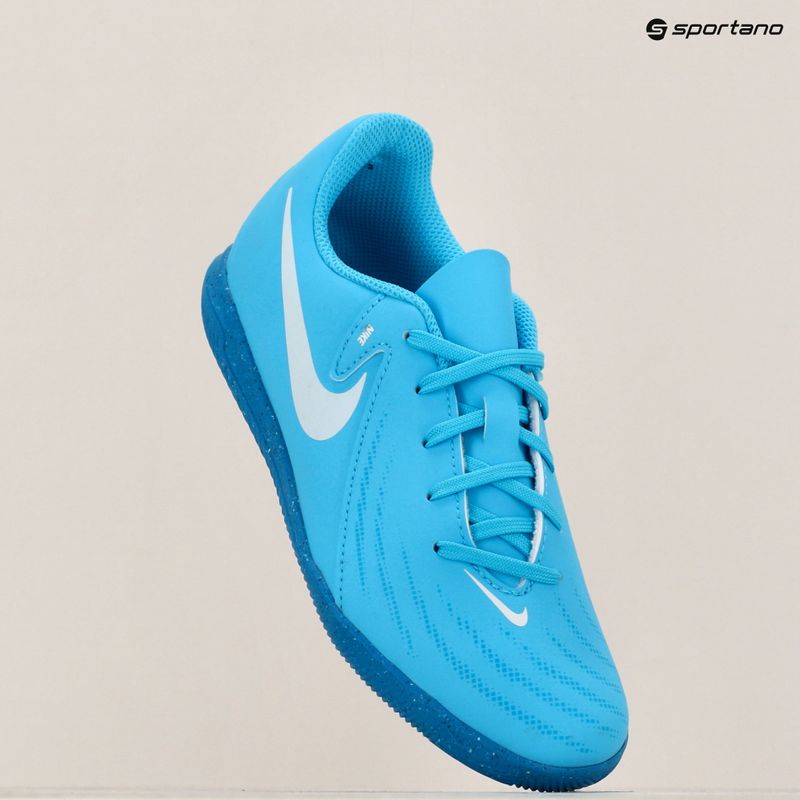 Încălțăminte de fotbal pentru copii Nike Phantom GX II Club IC blue fury/white 9