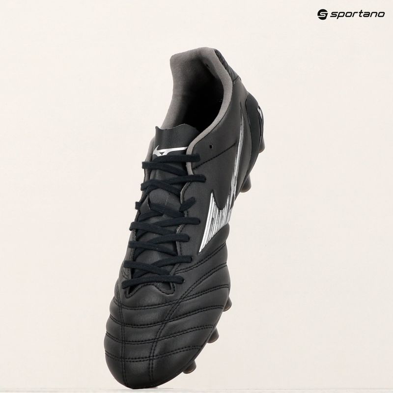 Încălțăminte de fotbal pentru bărbați Mizuno Monarcida Neo III Pro FG black/silver 9