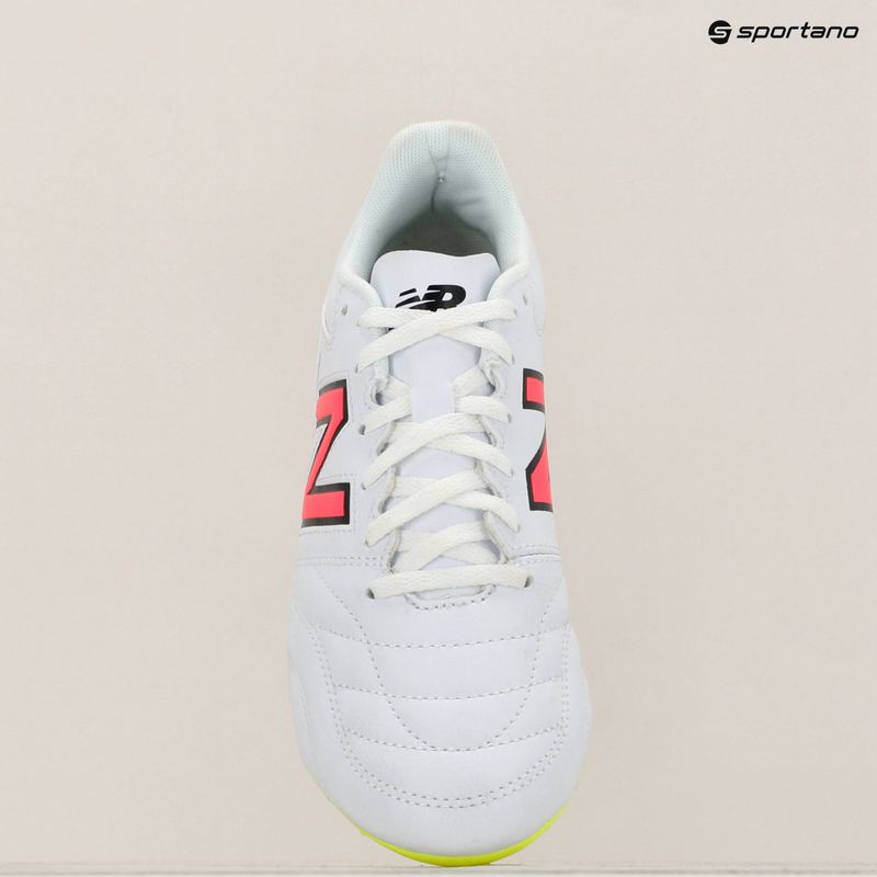 Încălțăminte de fotbal pentru bărbați New Balance 442's Academy V2 FG white/lime 14