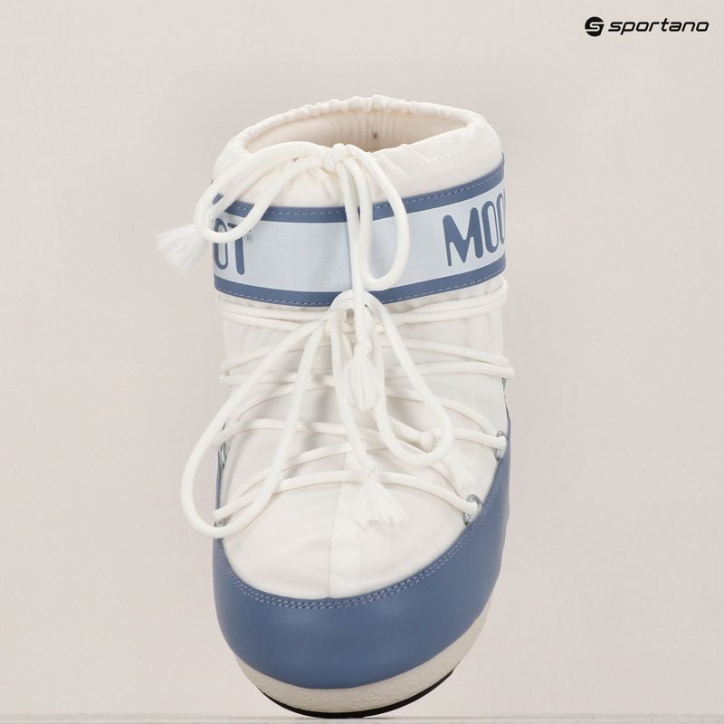 Ghete pentru femei Moon Boot Icon Low Nylon elephant grey/white 9