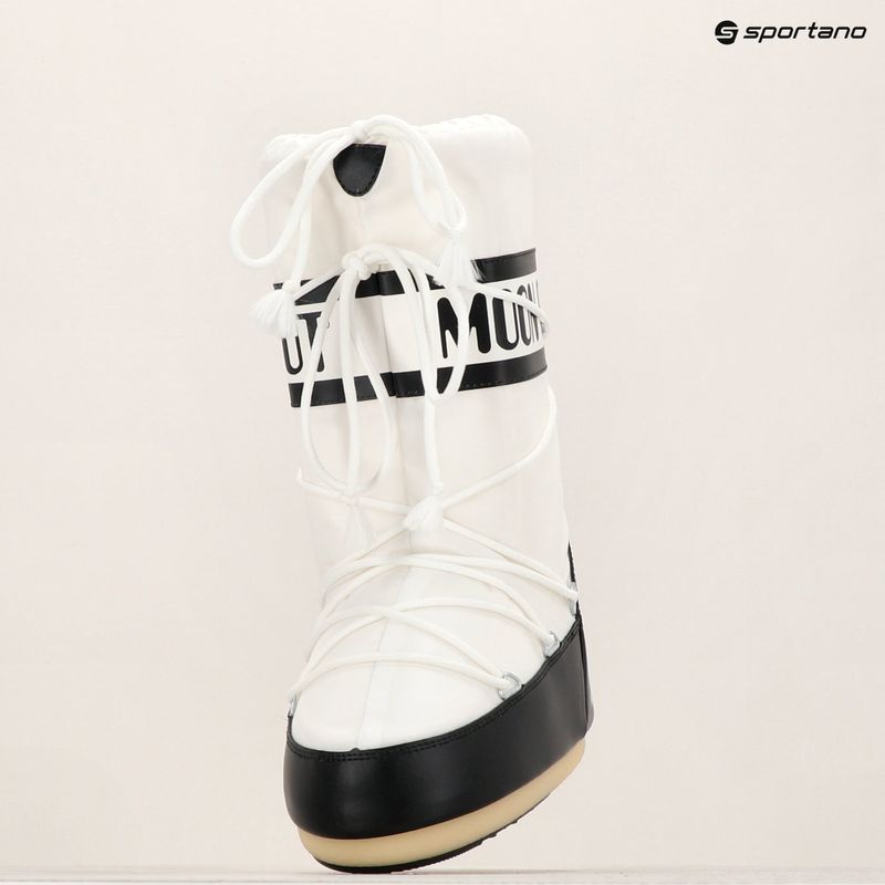 Ghete pentru femei Moon Boot Icon Nylon black/white 15