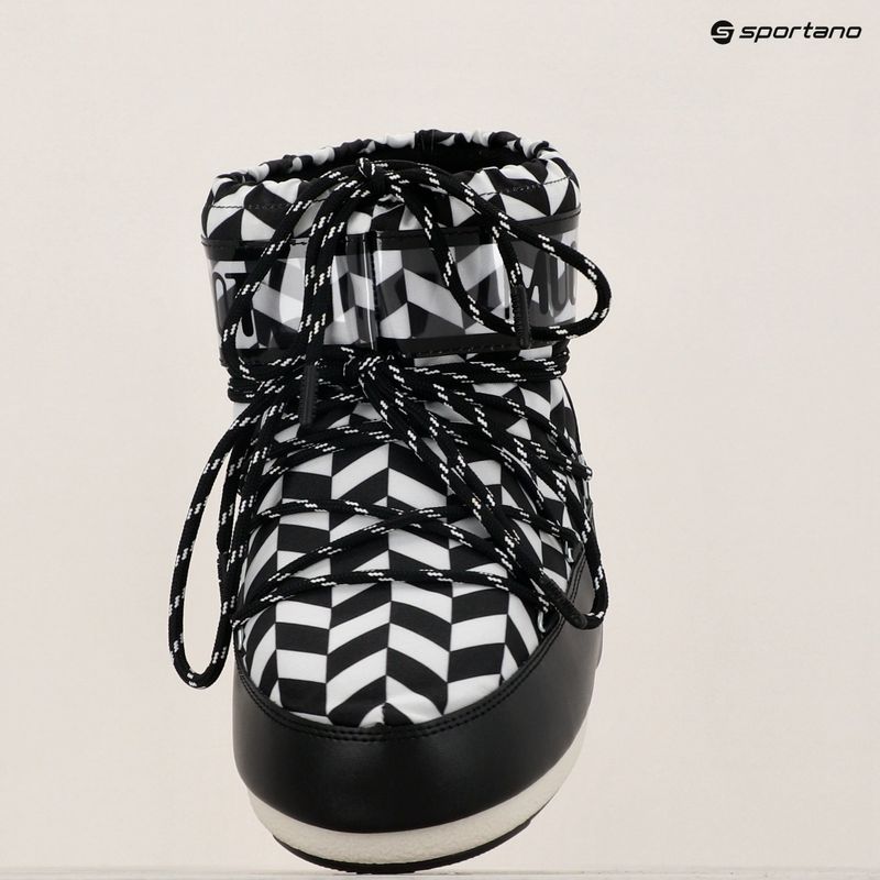 Ghete pentru femei Moon Boot Icon Low Optical black/white 11