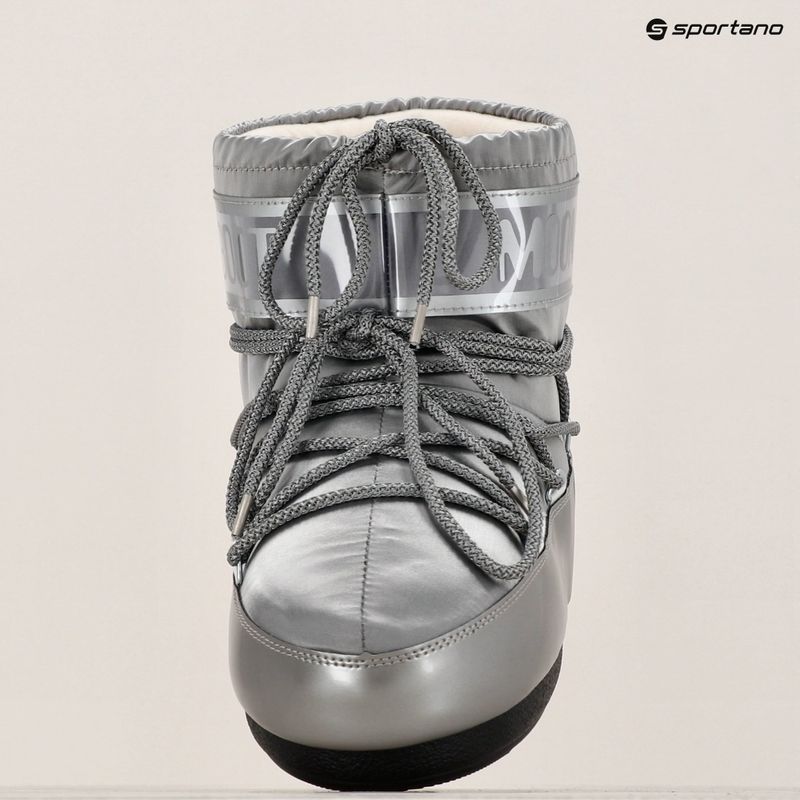 Ghete pentru femei Moon Boot Icon Low Glance silver 9
