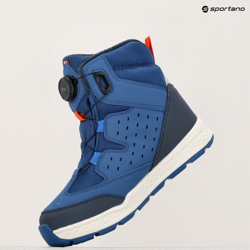 Ghete de iarnă pentru copii Viking Footwear Espo Warm Waterproof BOA blue/rust 9