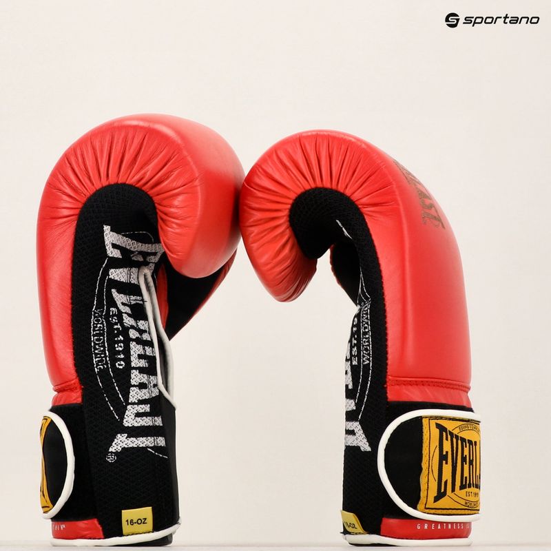 Mănuși de box  Everlast 1910 Classic red 9