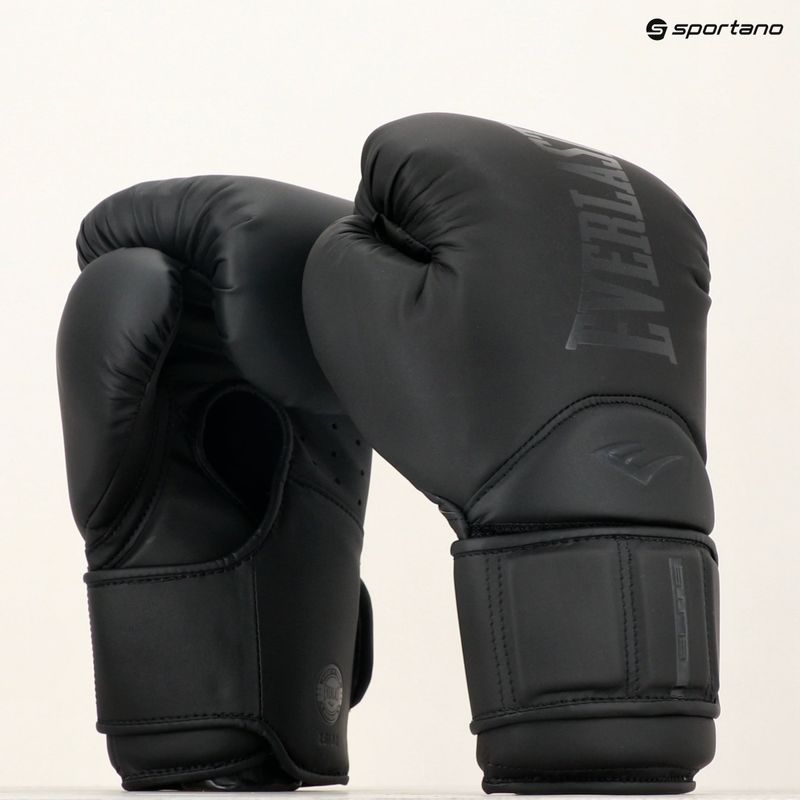 Mănuși de box  Everlast Elite 2 Pro Boxing Leather black 7