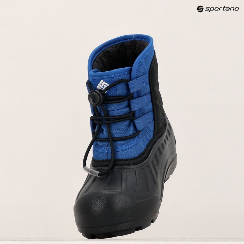 Columbia Powderbug Snowlite Lace munte albastru / negru cizme de zăpadă pentru copii 17