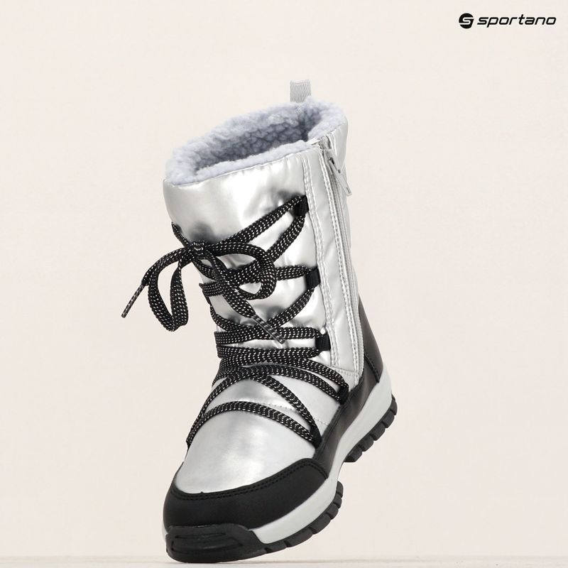 Cizme de zăpadă pentru copii KADVA Haven WaterProof Jrg 3M Thinsulate argintiu 15
