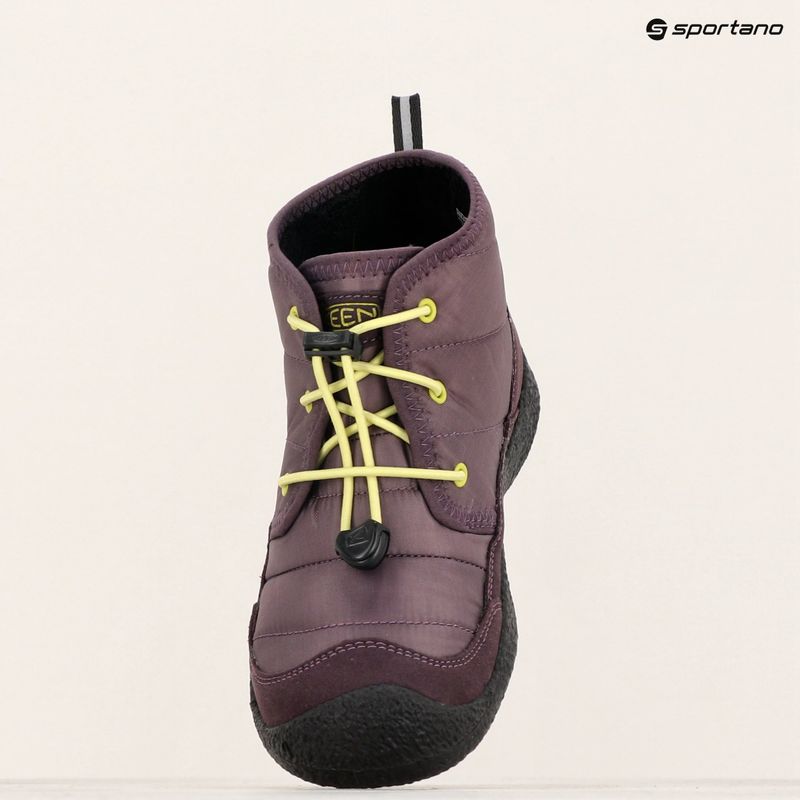 KEEN Howser II Chukka WP cizme junior plum perfect/daiquiri green