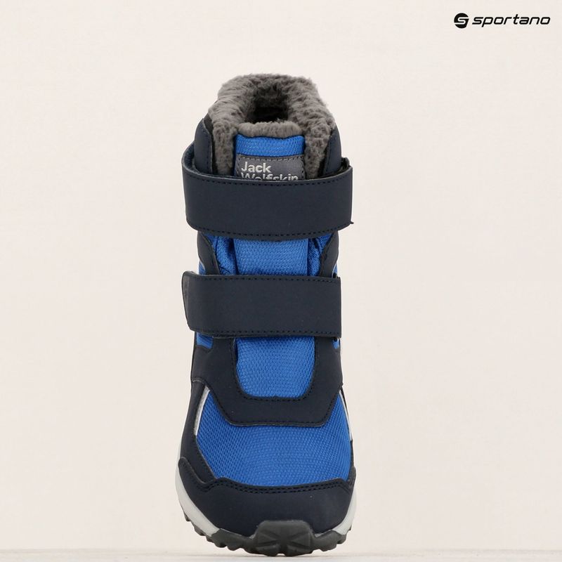 Ghete pentru copii Jack Wolfskin Woodland WT Texapore High VC crisp cobalt 17