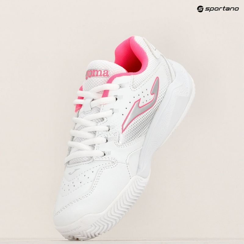 Încălțăminte de tenis pentru copii Joma Master 1000 JR C white/ fuchsia 11