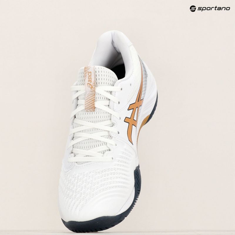 Încălțăminte pentru bărbați  ASICS Netburner Ballistic FF 3 white/pure gold 9