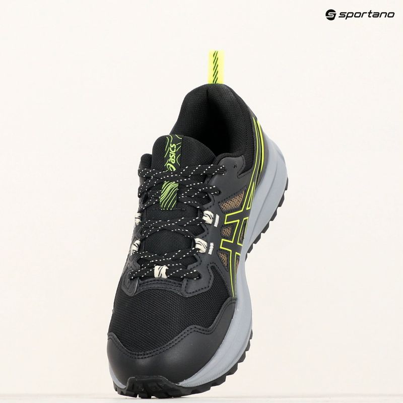 Încălțăminte de alergare pentru bărbați ASICS Trail Scout 3 black/safety yellow 16