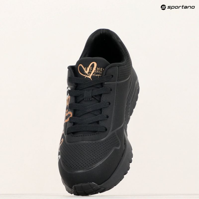 Încălțăminte pentru copii  SKECHERS JGoldcrown Uno Lite Metallic Love black/gold 11