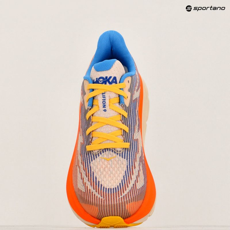 Pantofi de alergare pentru copii HOKA Clifton 9 ultramarine/electric tangerine 16