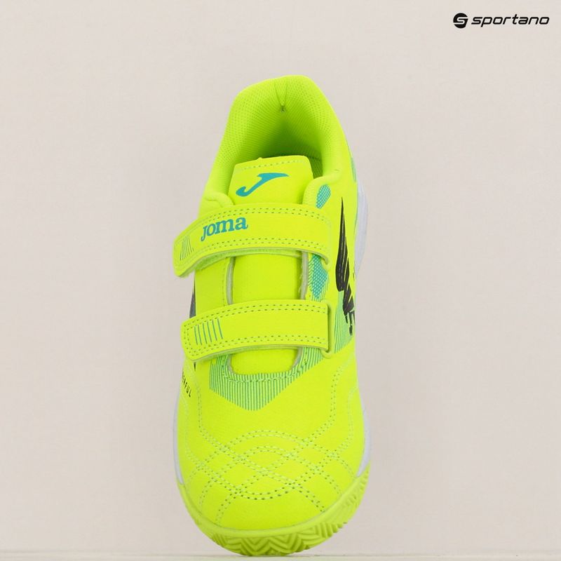 Încălțăminte de fotbal pentru copii Joma Powerful IN lemon fluor