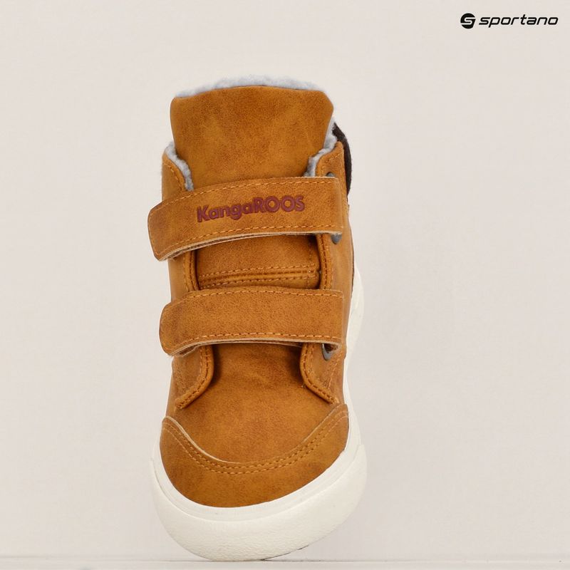 Încălțăminte pentru copii KangaROOS KaVu Primo V tan yellow / rouge 11